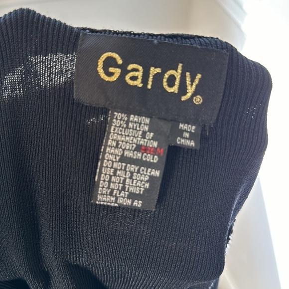 Vintage Gardy beaded neck top - Picture 5 of 5